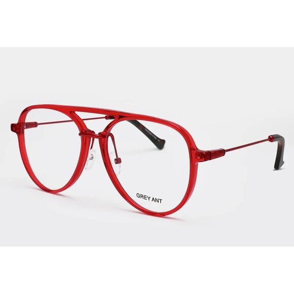 New Grey Ant Praph Eyeglasses In Red - Picture 2 of 4